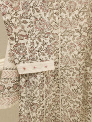 3 Piece - Hand Block Printed Kora Cotton Suit S112945