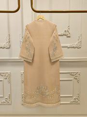 3 Piece - Pure Organza Embroidered Suit S112948