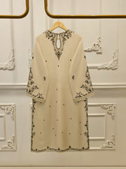 2 Piece- Pure Korean Silk Embroidered Suit S112971