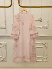 3 Piece- Pure Sheesha Silk Embroidered Suit S112990