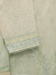 3 Piece - Digital Printed Cambric Suit S113009