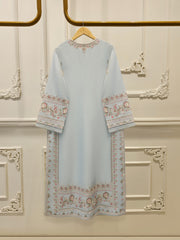 3 Piece - Pure Khaddi Silk Embroidered Suit S113006