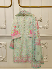 3 Piece - Digital Printed Embroidered Cambric Suit S113067