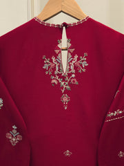 2 Piece - Embroidered Cambric Suit S113173