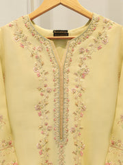 2 Piece- Pure Sheesha Silk Embroidered Suit S113223