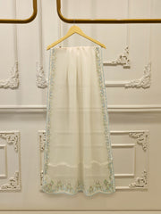 3 Piece - Pure Embroidered Cotton Net Suit S113239