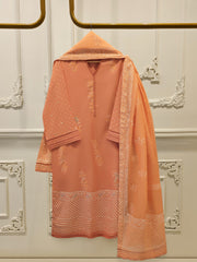 2 Piece - Hand Block Printed Kora Cotton Suit S112413