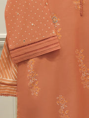 2 Piece - Hand Block Printed Kora Cotton Suit S112413