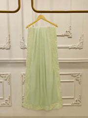 (Unstitched) 3 Piece - Pure Embroidered Cotton Net Suit S113610