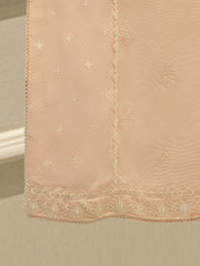 (Unstitched) 3 Piece - Pure Embroidered Cotton Net Suit S113609