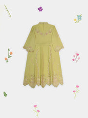 (Kid) Embroidered Cambric Suit WS010B