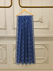 3 Piece - Pure Embroidered Cotton Net Suit S113912