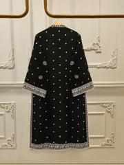 (Unstitched) 3 Piece - Pure Embroidered Cotton Net Suit S113920