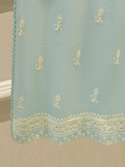 3 Piece - Pure Embroidered Cotton Net Suit S114125