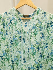 Digital Printed Cambric Shirt S114107