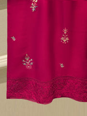 Pure Embroidered Sheesha Silk Shirt S114159