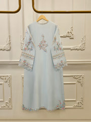 2 Piece- Pure Sheesha Silk Embroidered Suit S114238
