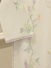 3 Piece - Embroidered Kora Cotton Suit WS00308