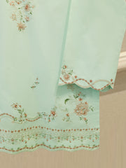 2 Piece - Embroidered Cambric Suit S114313