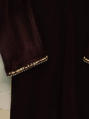 2 Piece - Embroidered Velvet Suit S113374