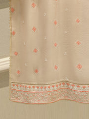 3 Piece - Pure Embroidered Cotton Net Suit S114653