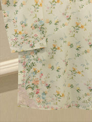 2-Piece Digital Printed Cambric Embroidered Suit S114717