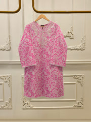 2 Piece - Embroidered Digital Printed Cambric Suit S114816