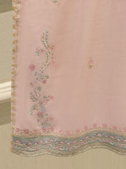 3 Piece - Embroidered Kora Cotton Suit WS00341