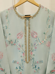 Pure Shisha Silk Embroidered Shirt S114956