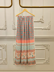 2-Piece Digital Printed Embroidered Cambric Suit S114984