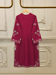 Pure Khaddi Silk Embroidered Shirt S113205