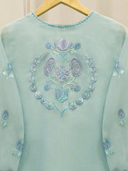Pure Embroidered Cotton Net Shirt-S112997