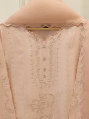 3 Piece- Pure Shisha Silk Embroidered Suit S115122
