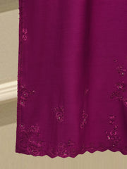 3 Piece - Pure Khaddi Silk Embroidered Suit S115230