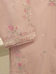 3 Piece - Pure Khaddi Silk Embroidered Suit S115255