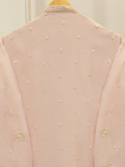 2 Piece - Pure Embroidered Cotton Net Suit S113578
