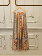 3 Piece- Pure Sheesha Silk Embroidered Suit S115384
