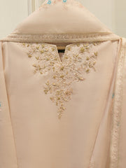 3 Piece - Pure Khaddi Silk Embroidered Suit S115379