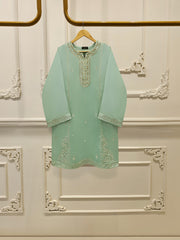 2 Piece- Pure Embroidered Sheesha Silk Suit S111848