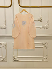 2 Piece - Pure Embroidered Cotton Net Suit S112066