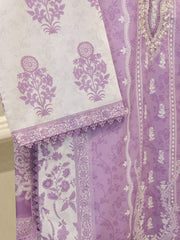 2 Piece - Digital Printed Embroidered Lawn Suit S112093