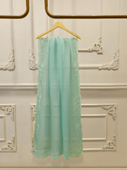 3 Piece - Pure Embroidered Organza Suit S112183