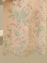 3 Piece- Pure Khaddi Silk Embroidered Suit S112289