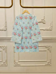 Digital Printed Embroidered Lawn Shirt S114952