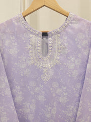 Digital Printed Embroidered Lawn Shirt S112358