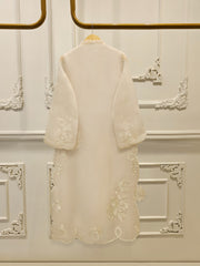 3 Piece - Pure Organza Embroidered Suit S112400