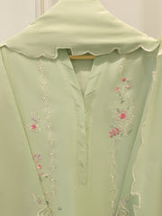 2 Piece - Embroidered Cambric Suit S112421