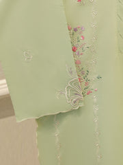 2 Piece - Embroidered Cambric Suit S112421