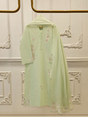 2 Piece - Embroidered Cambric Suit S112421