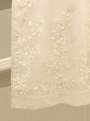 3 Piece - Pure Organza Embroidered Suit S112467